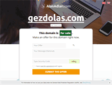 Tablet Screenshot of gezdolas.com